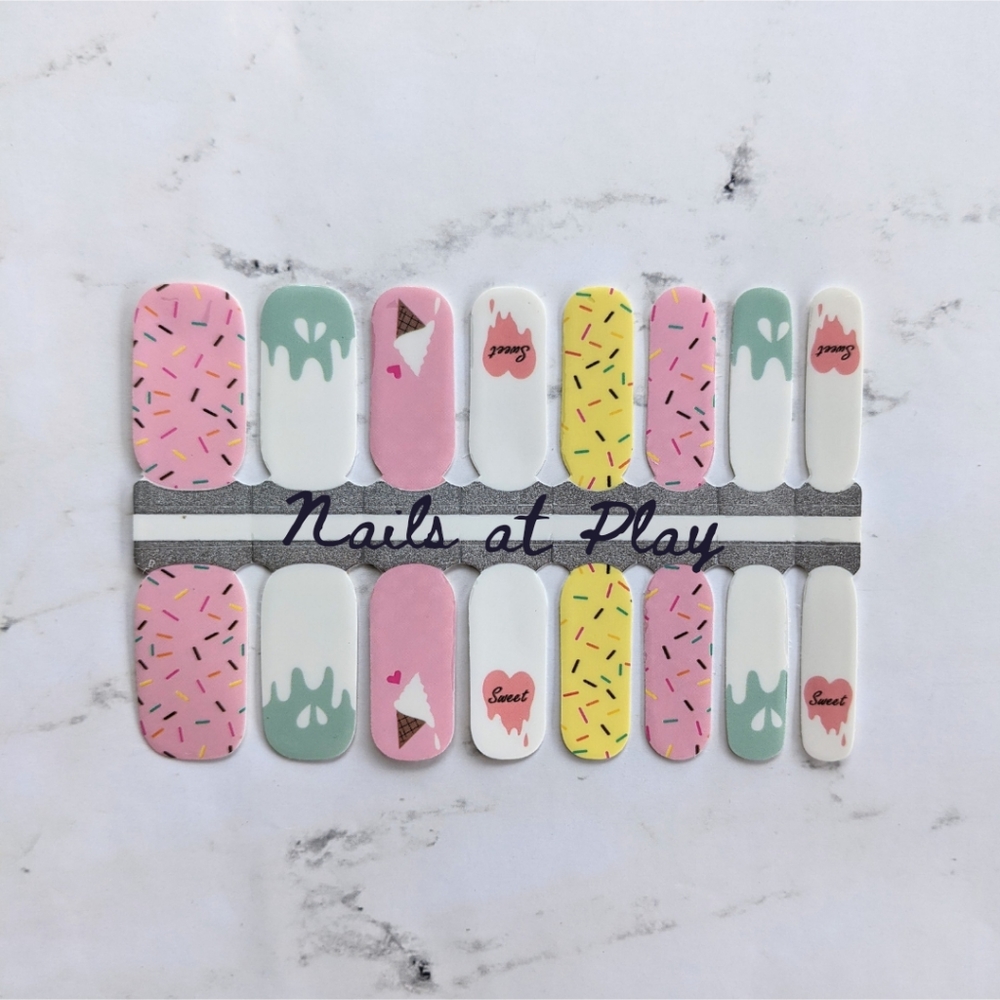 5 for $15 Nail Wraps- Dandy Candy